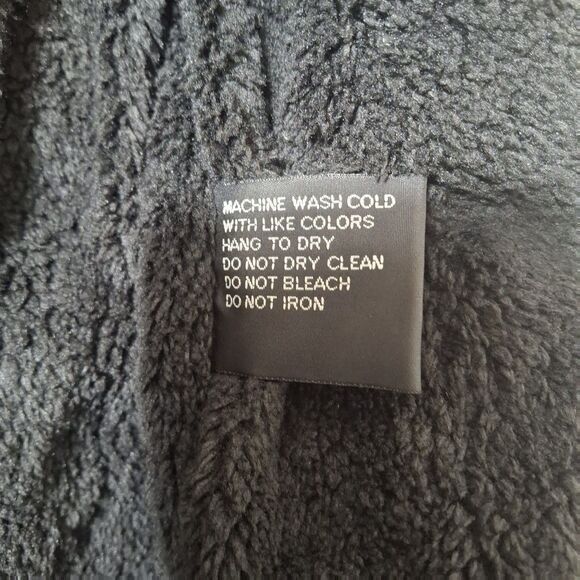 SPIRE BY GALAXY Sherpa Lined Hooded Puffer Jacket Men's Small Charcoal NWT - Picture 11 of 15